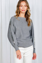 Sequin Detail Knitted Sweater