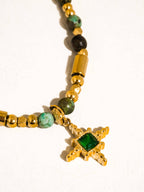 Irie Non-Tarnish Green Gemstone Necklace