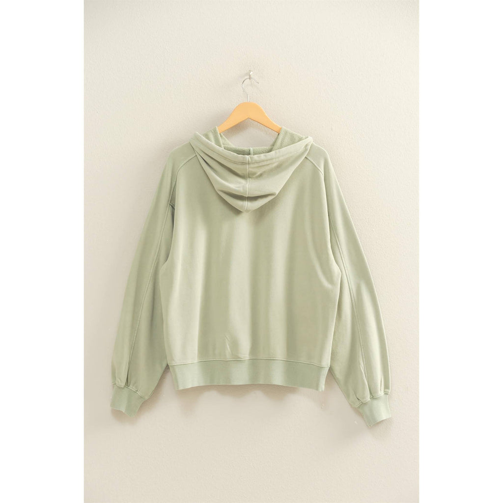 Pink Santa Washed Hoodie