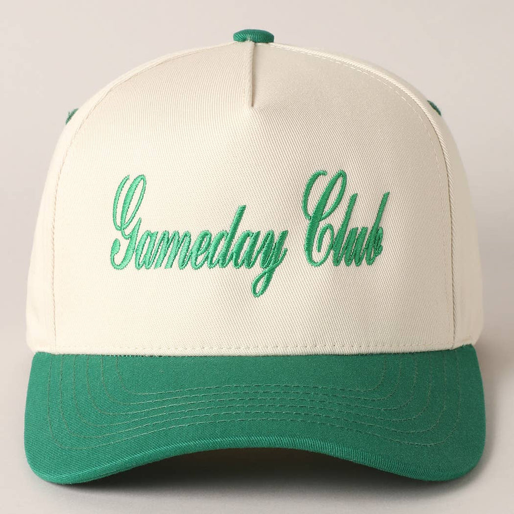 Gameday Club Embroidery Cap