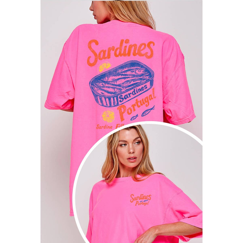 Sardines Portugal Oversized Tee
