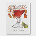 “You’re shrimply the best” Card