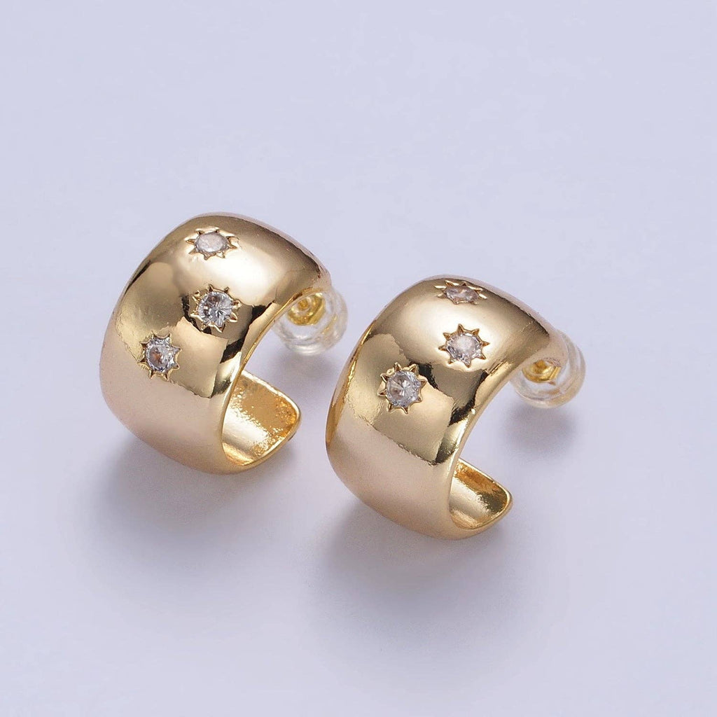 Gold Filled Celestial Hoops