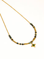 Irie Non-Tarnish Green Gemstone Necklace