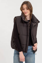 On the Go Green Puffer Vest