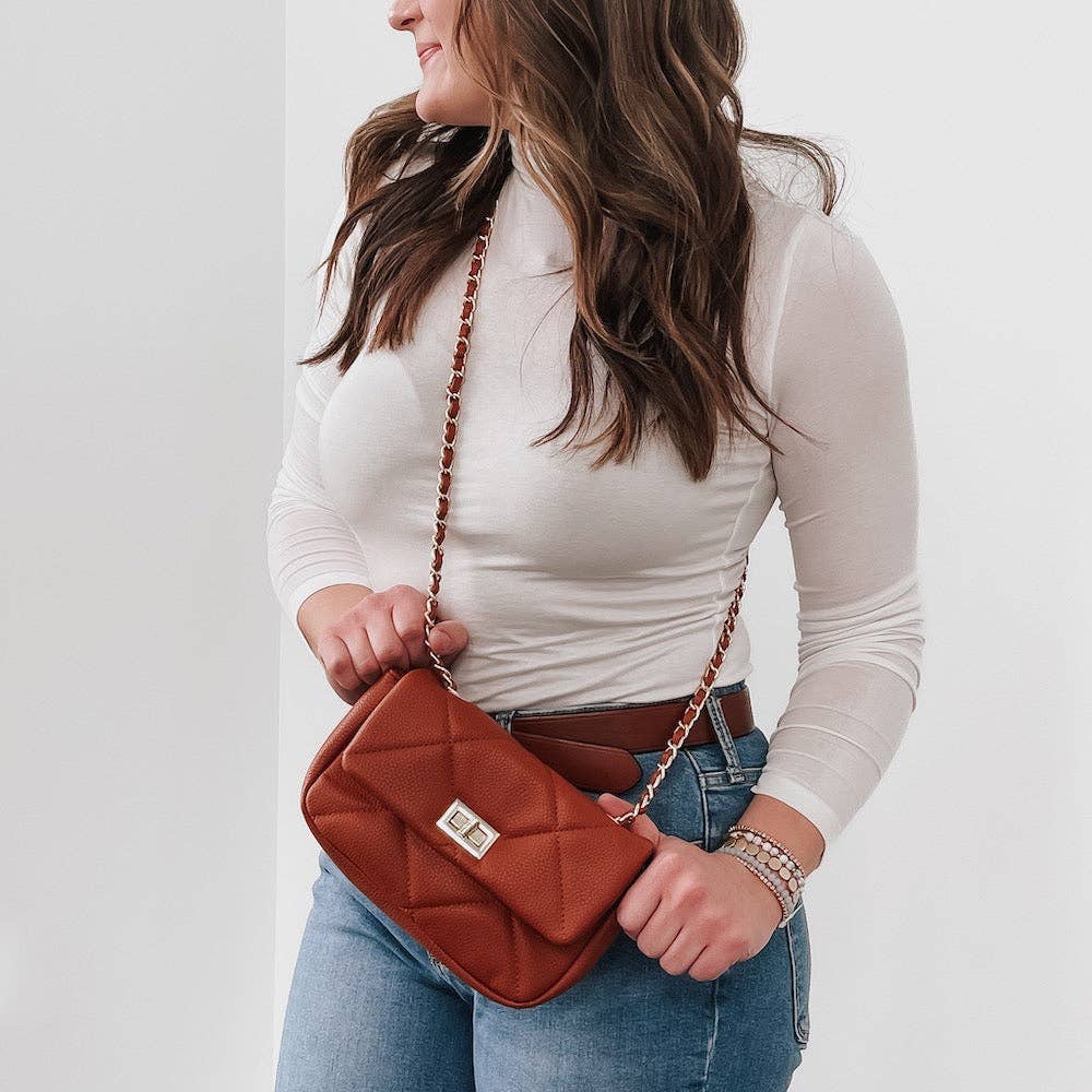 Quilted Crossbody Cream