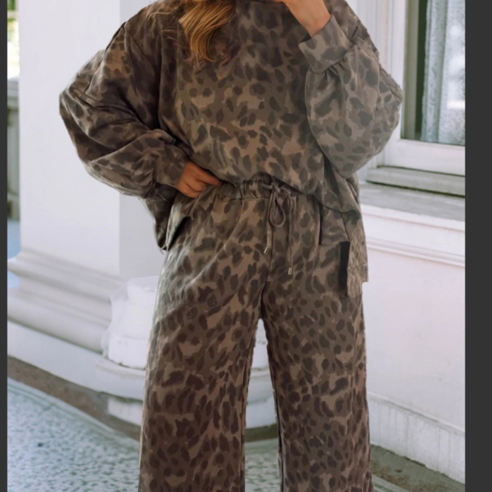 Cheetah Top and Bottom Set