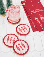 Wood Coaster Set-Nutcrackers