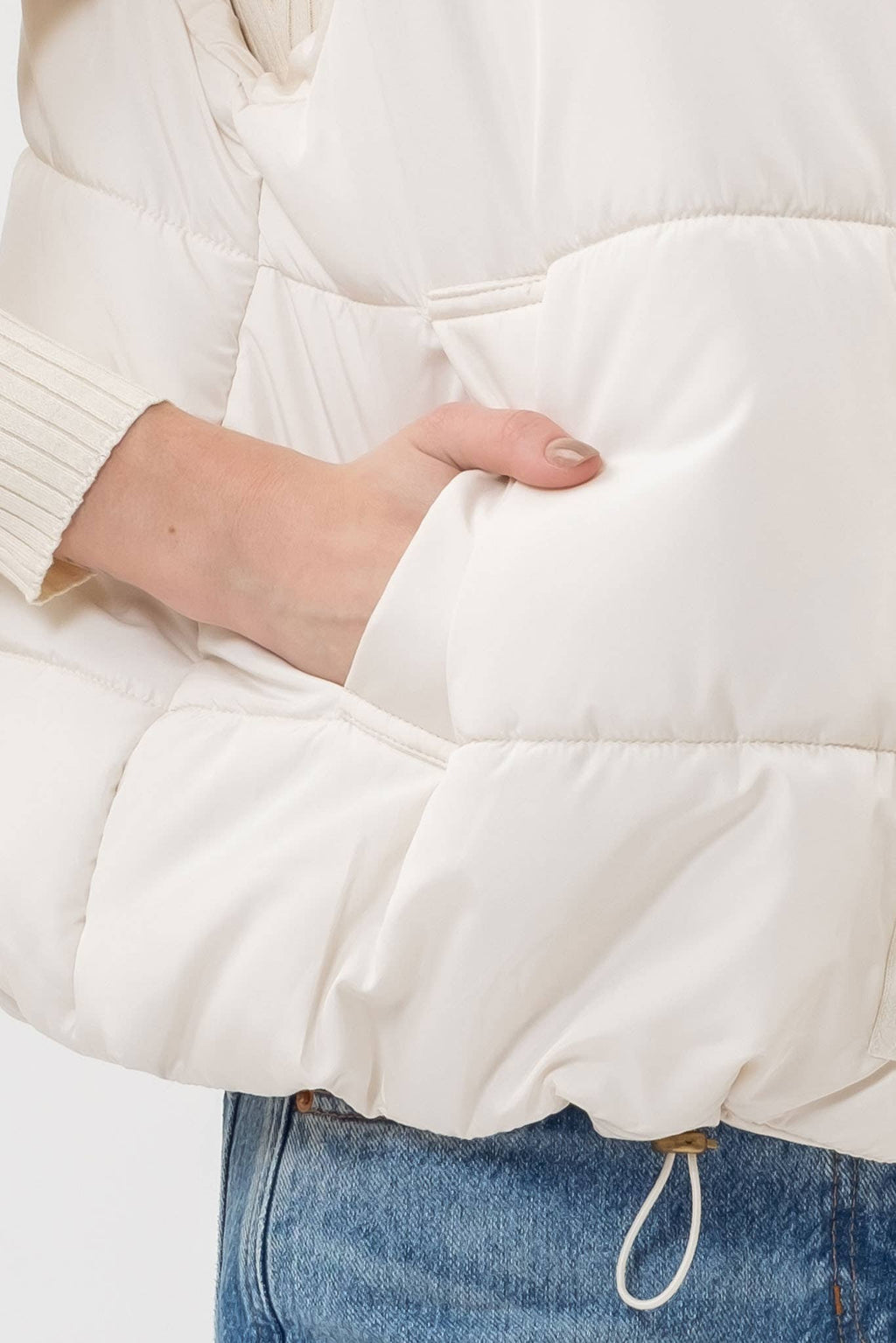 On the Go Green Puffer Vest