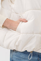 On the Go Green Puffer Vest