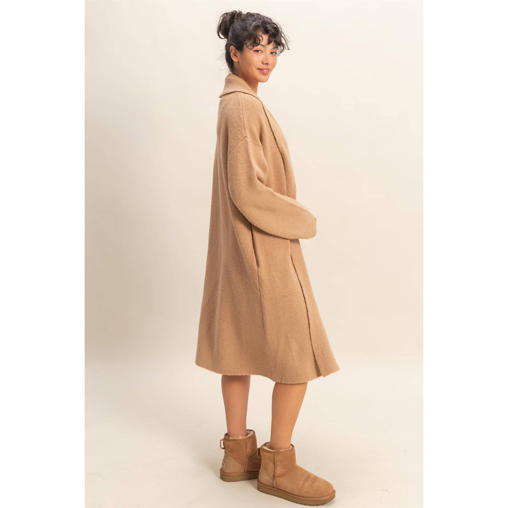 Open Front Duster Sweater