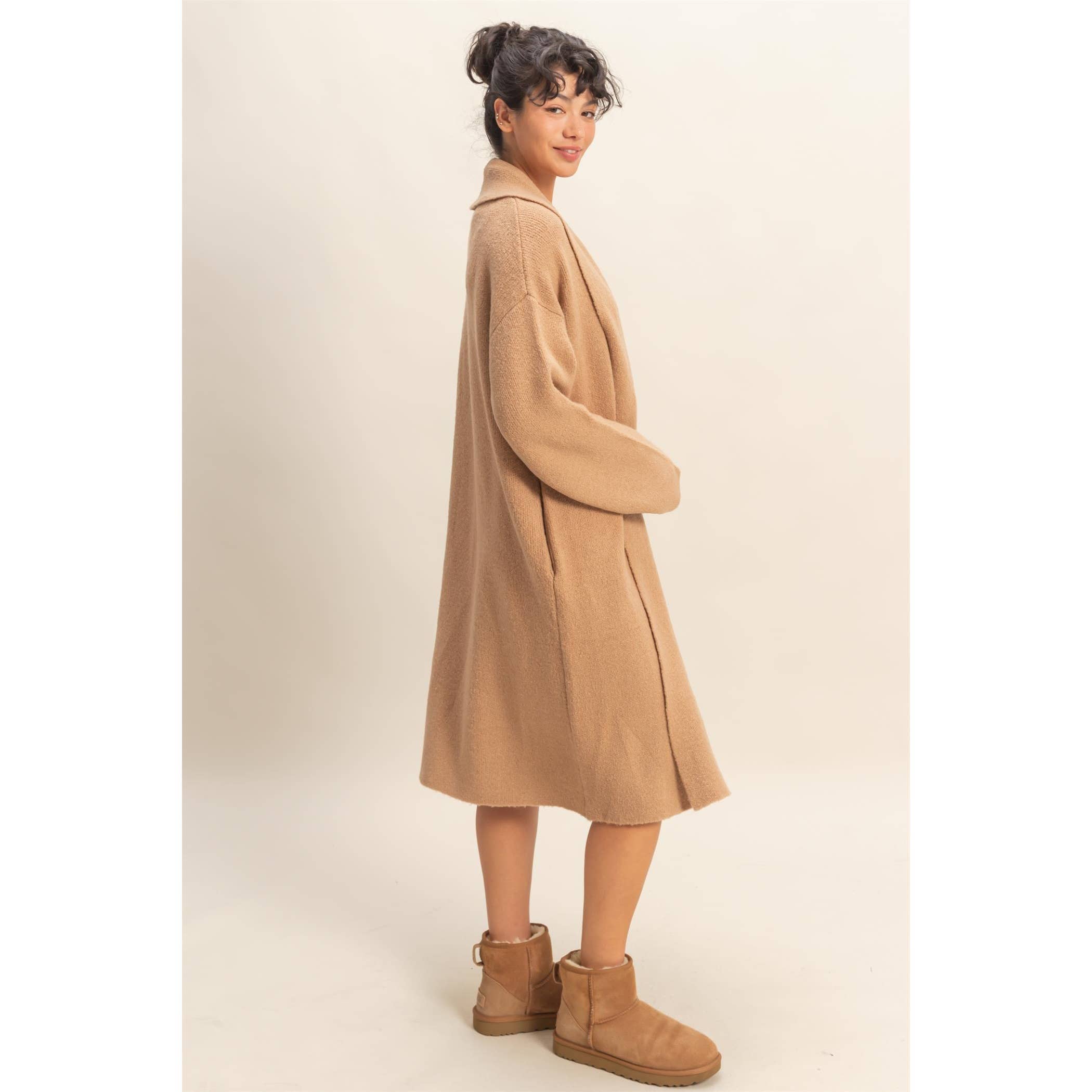 Open Front Duster Sweater