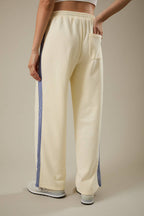 SIDE GINGHAM DETAIL SWEATPANTS