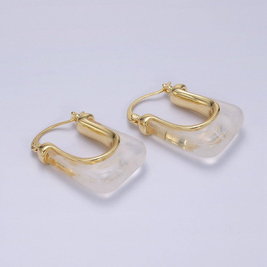 Gold Filled Resin hoops