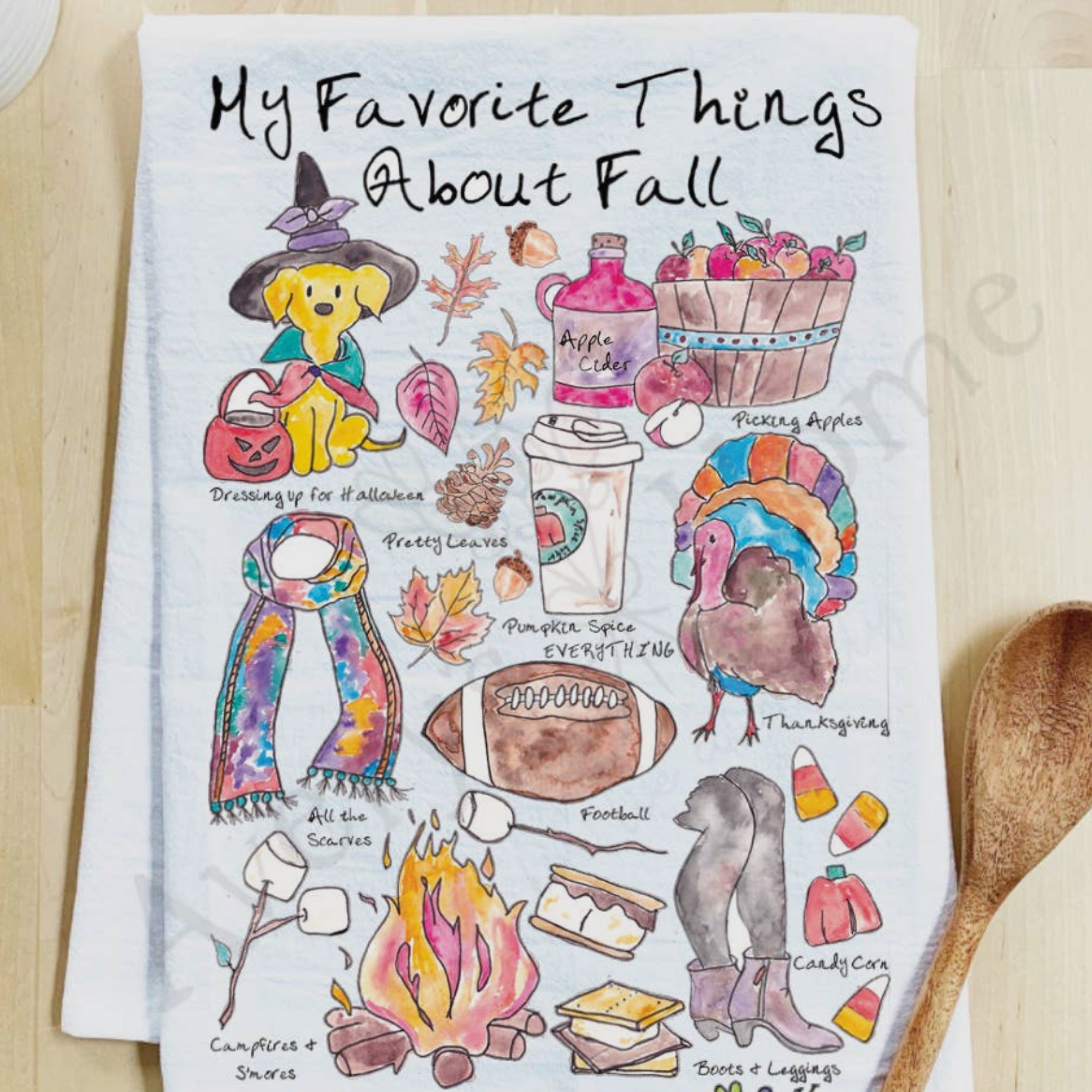 Fall Kitchen Towel