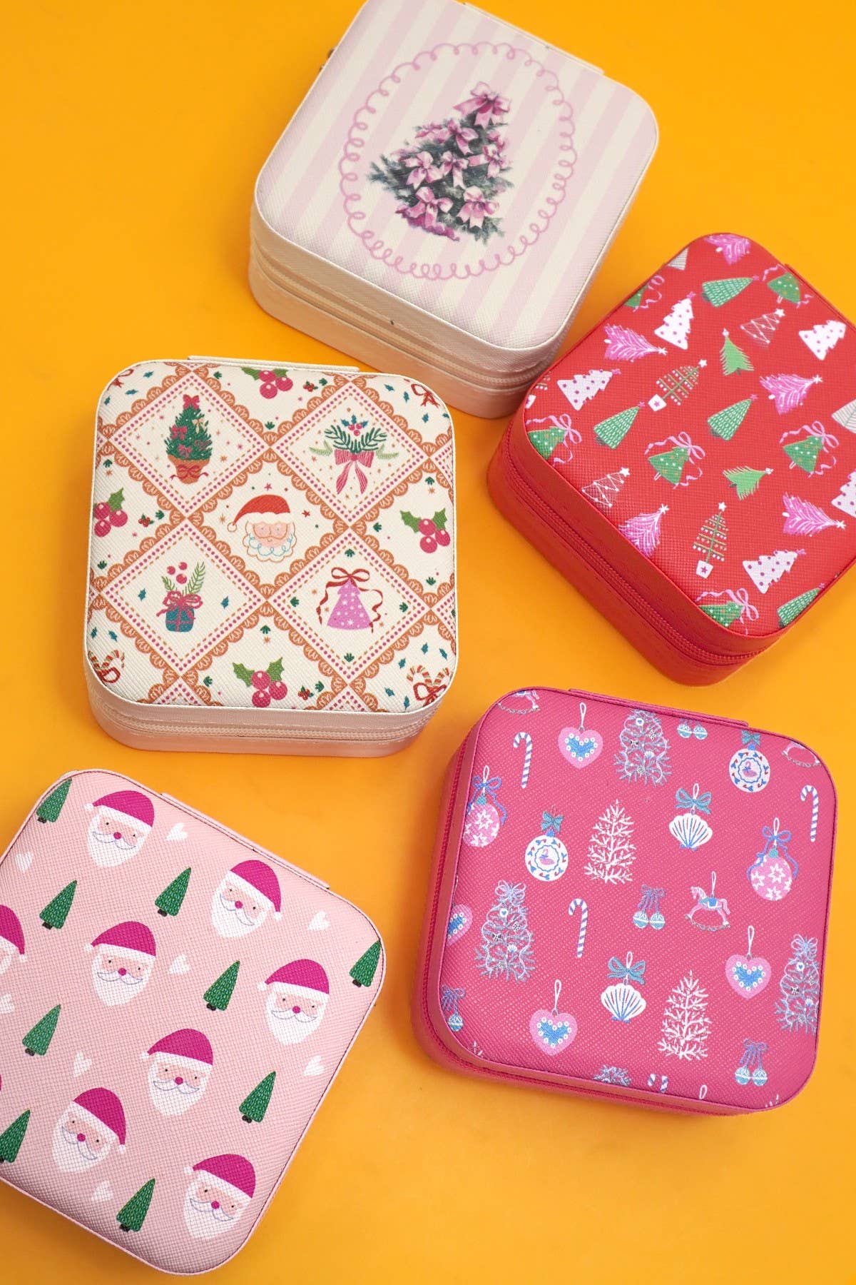 Travel Jewelry Box: Christmas