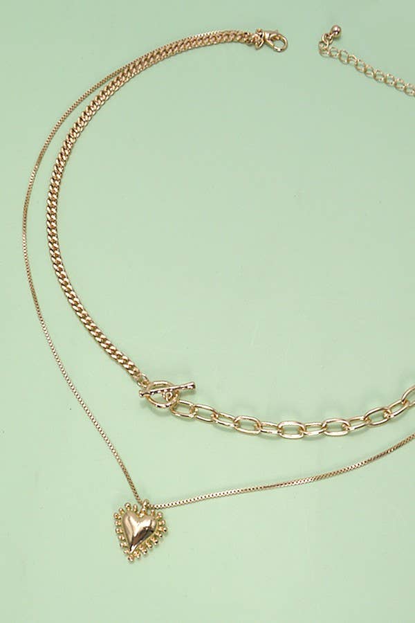 HEART PENDANT NECKLACE