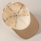 Merry embroidery hat