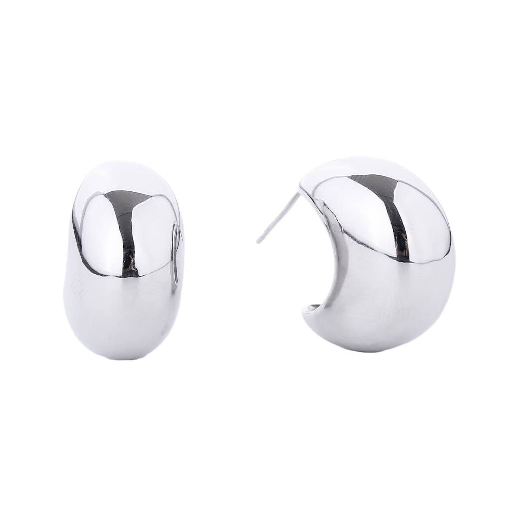 Retro Crescent Hoops