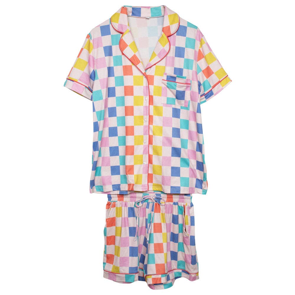 Multi Checker Loungewear