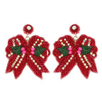 Christmas Bow Earrings