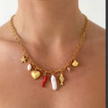 Non-Tarnish Pepper Fish Charm Necklace