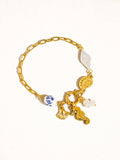 18K Gold Non-Tarnish Seahorse Bracelet