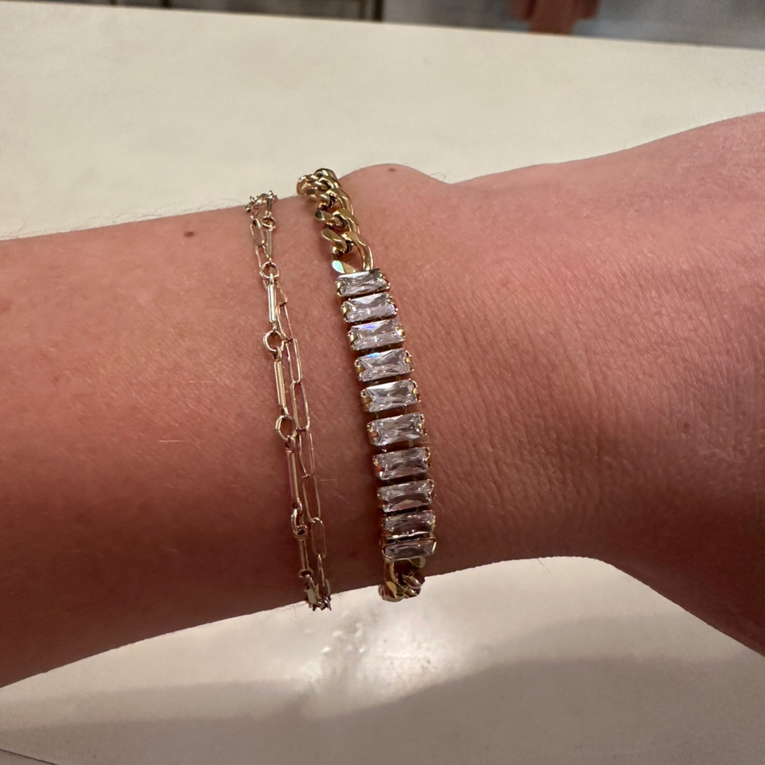 PS Stud bracelet tarnish free