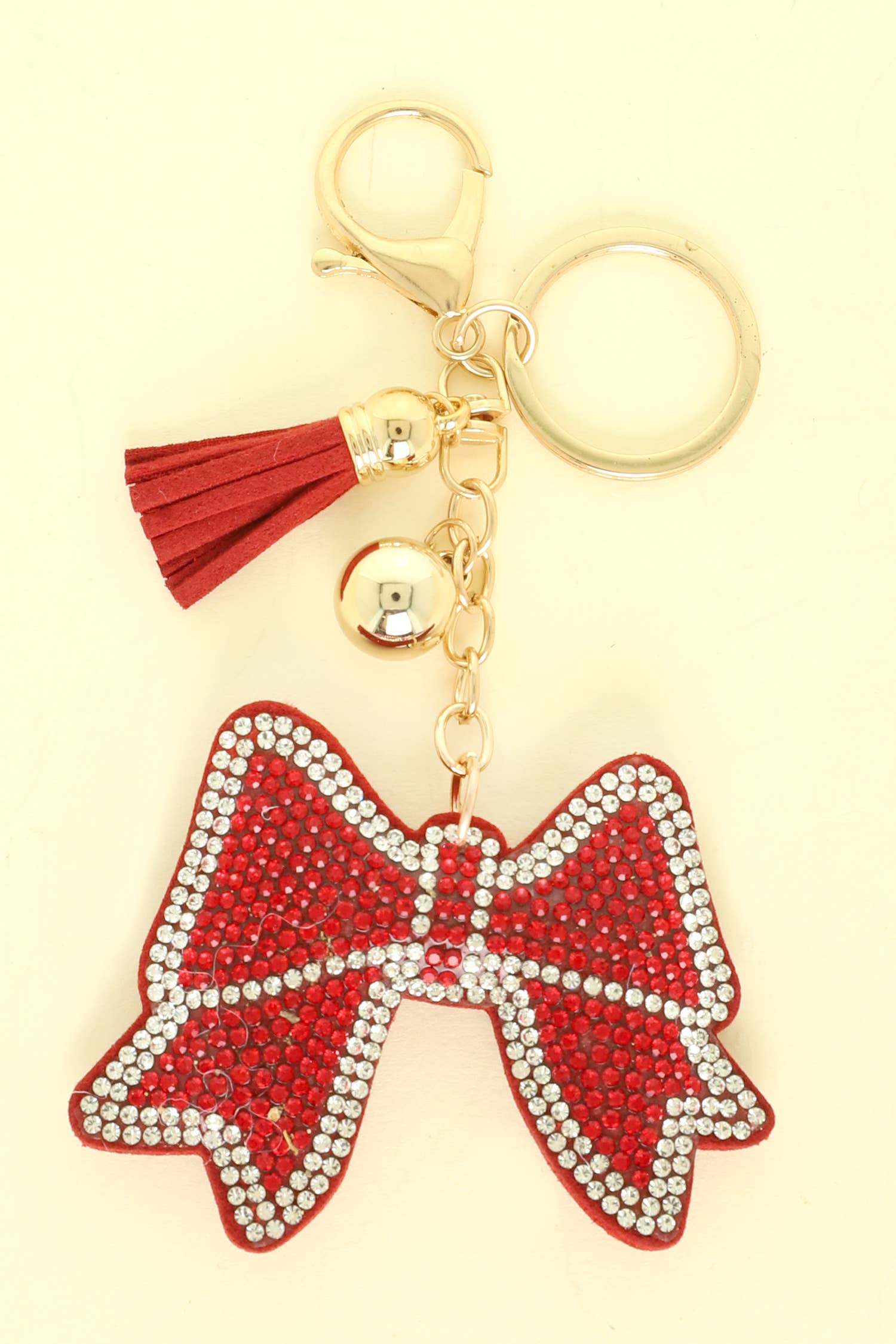 Red Bow Jeweled Charm