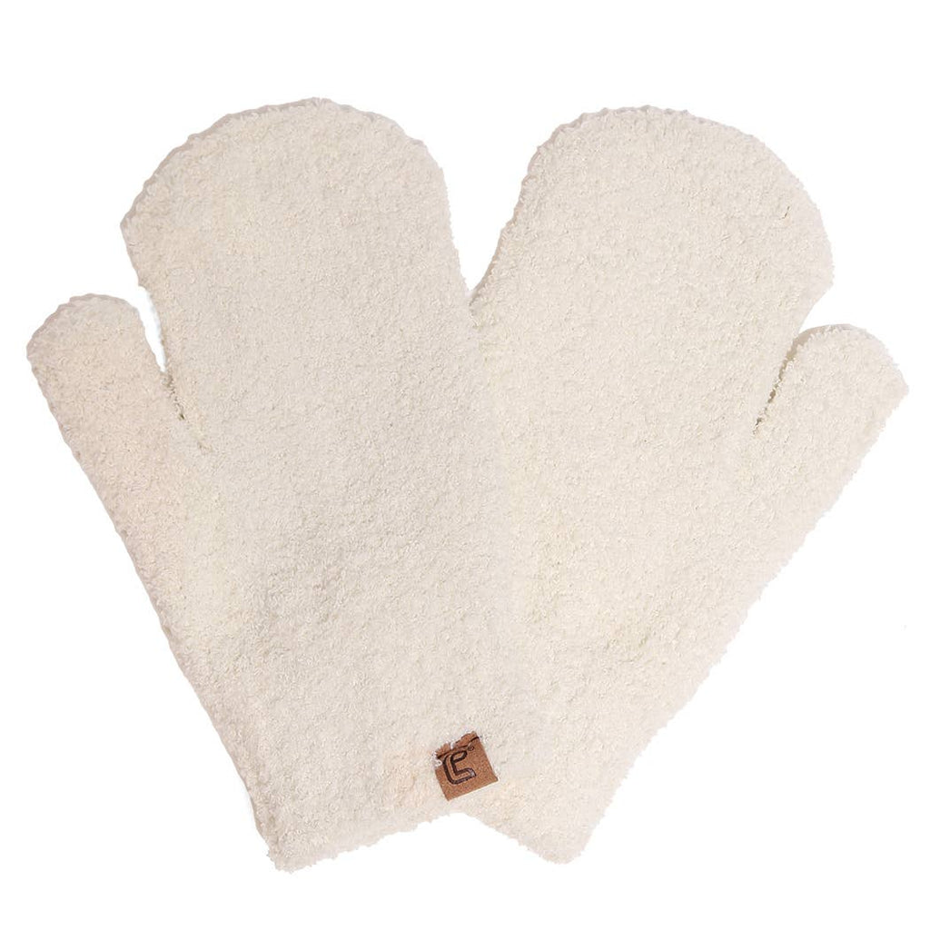 Winter Solid Flush Mittens