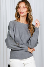 Sequin Detail Knitted Sweater