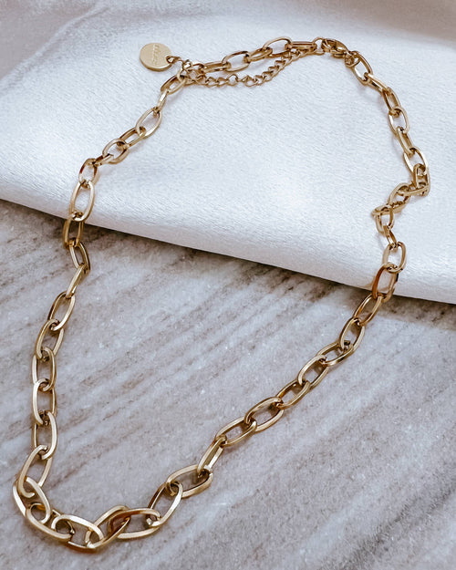 CB Gold Chain Necklace