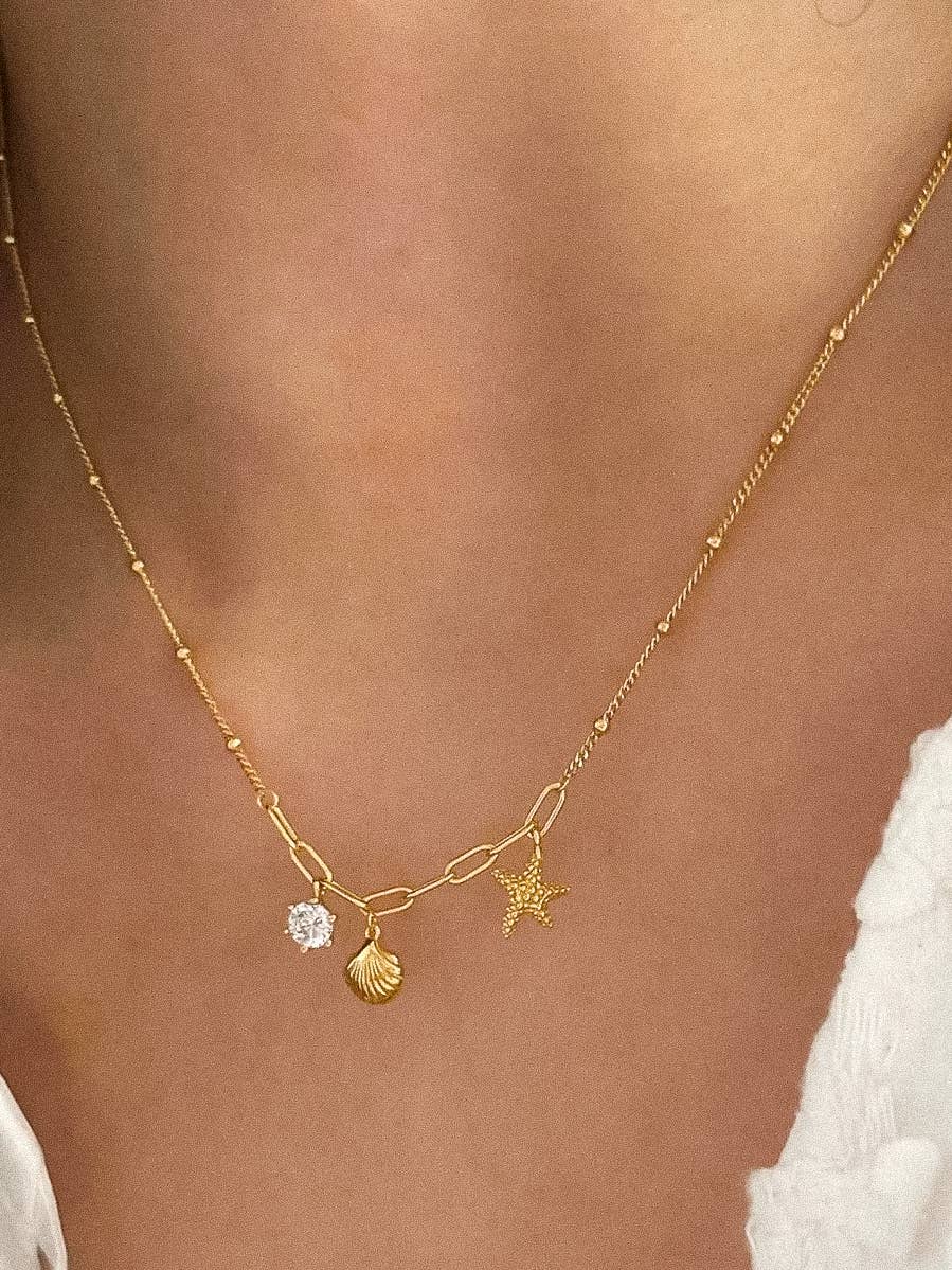 Non-Tarnish Shell Necklace