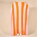 Sicily Stripes Pink Cozy Dreams Luxe Blanket
