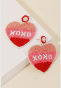 Xoxo Heart Earrings