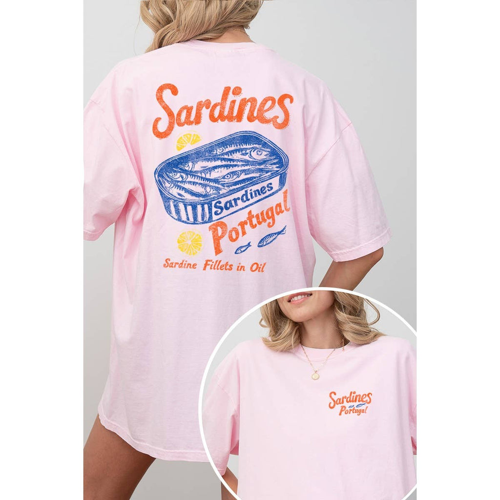 Sardines Portugal Oversized Tee