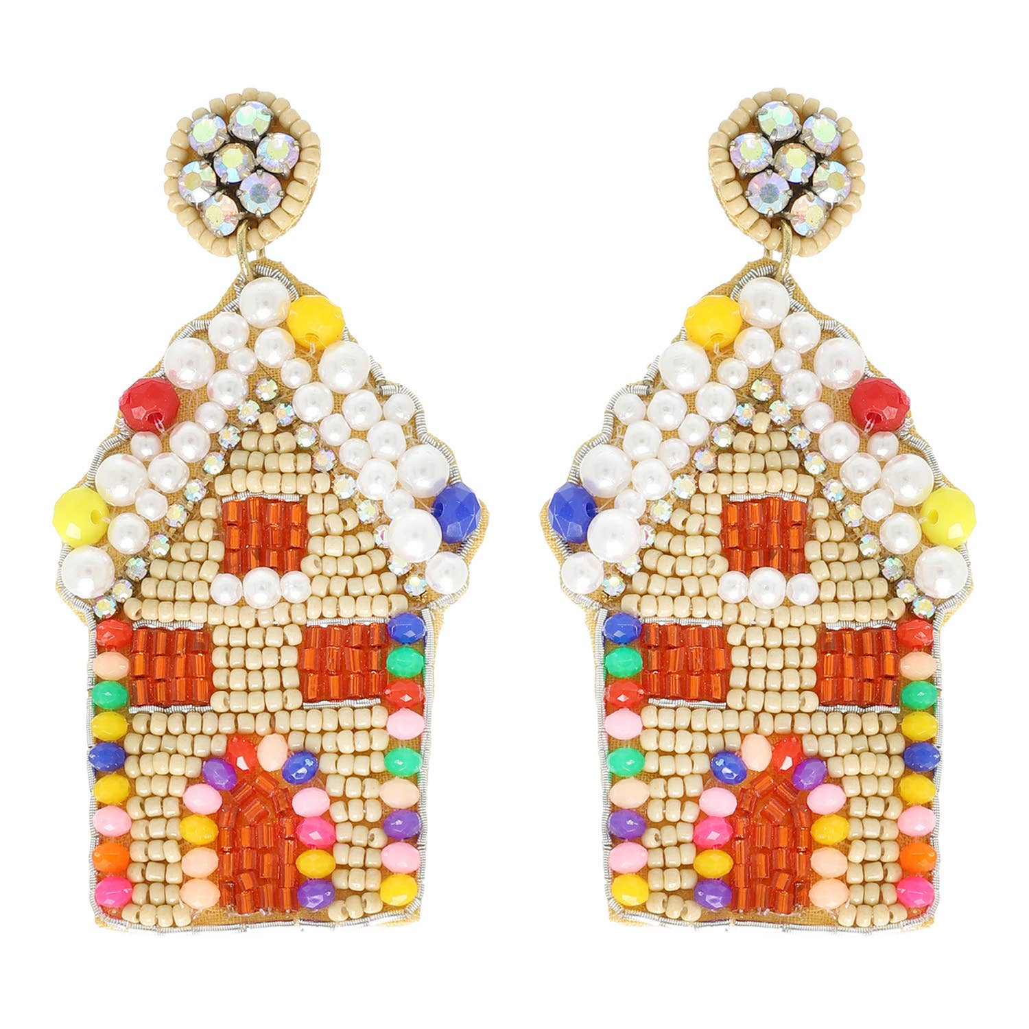 Gingerbread House Earrings