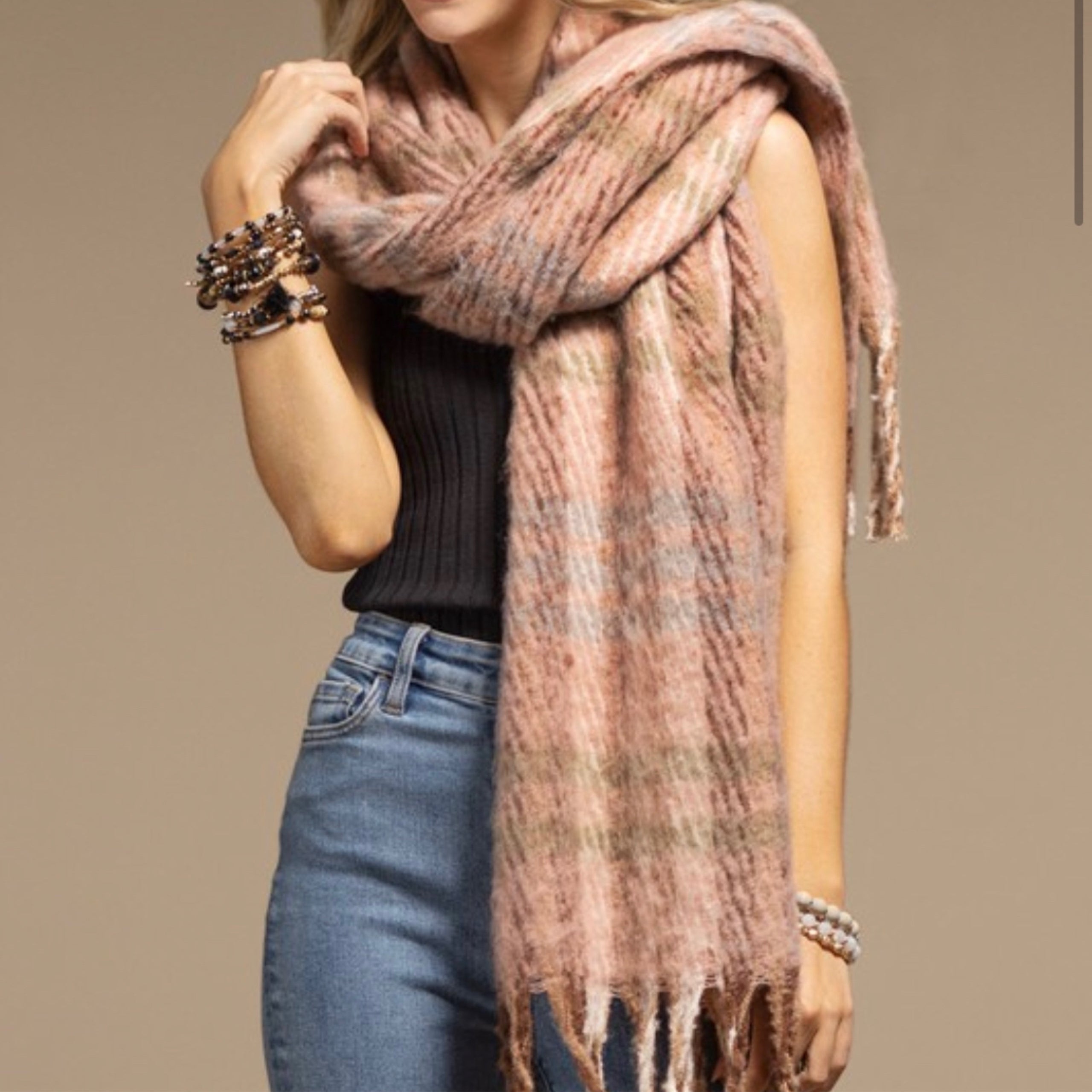 Winter Berry Scarf