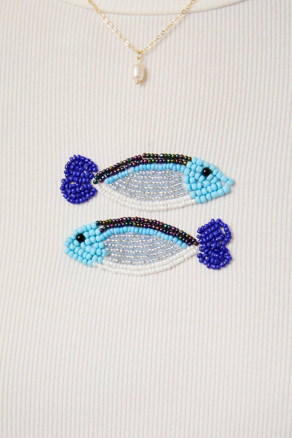 Beaded Fish Baby Tee