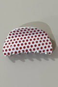 Red Polka Dot Claw Clip