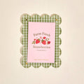 Farm Fresh Strawberries Acrylic Picture Frame Magnet