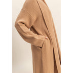 Open Front Duster Sweater
