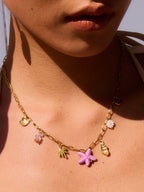 Anya 18K Gold Non-Tarnish Starfish Necklace