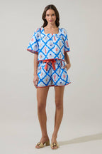 Lobster Bay Melia High Waisted Shorts