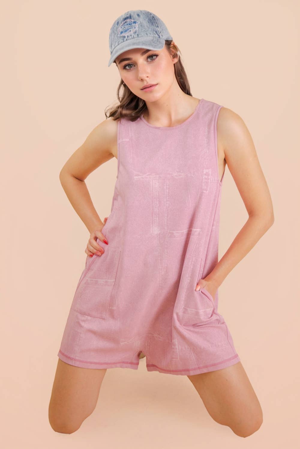 Cloud Washed Romper