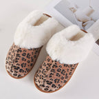 Cozy Leopard Faux Fur Slippers