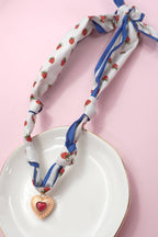 Handmade Scarf Charm Necklace