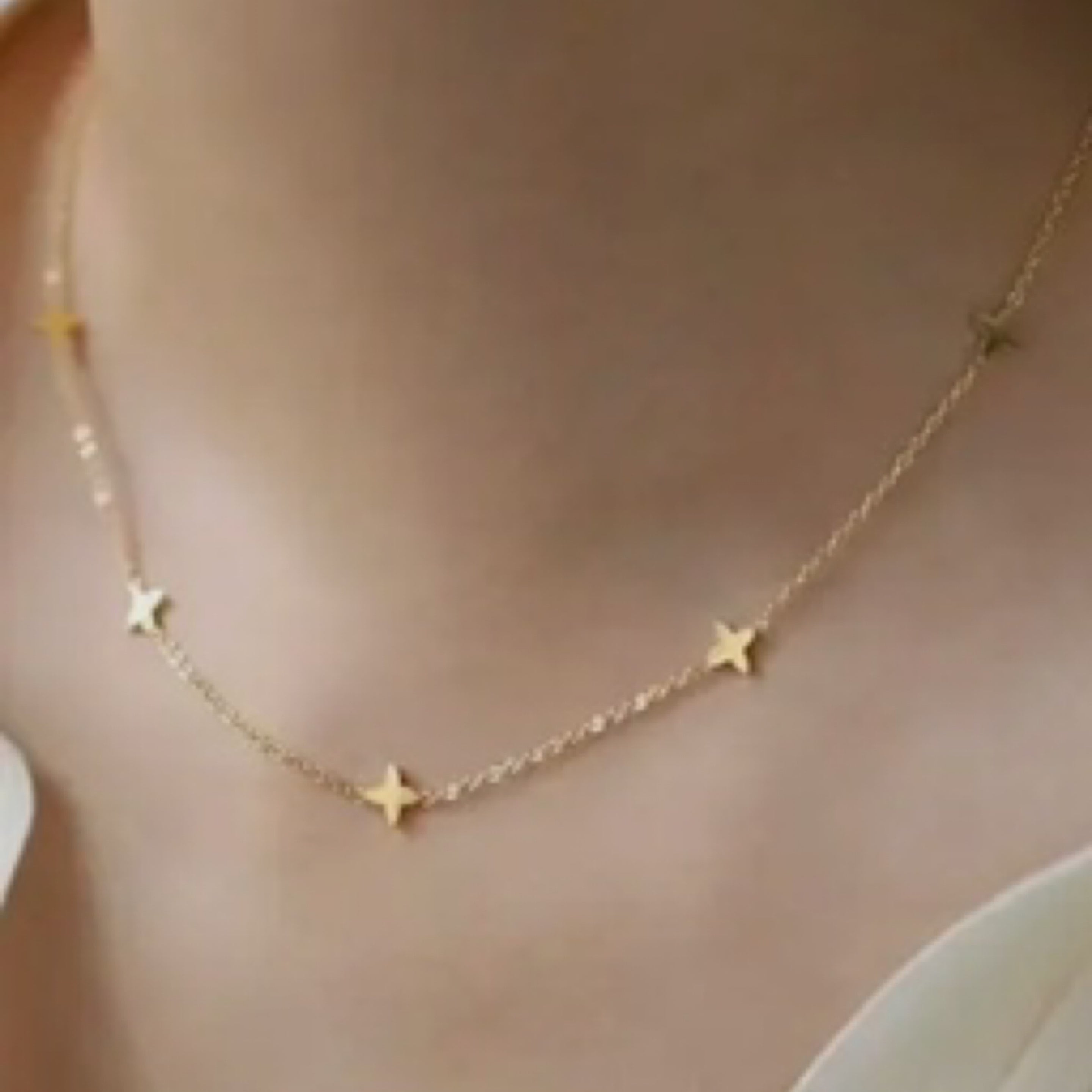 TF Mini Cross Necklace