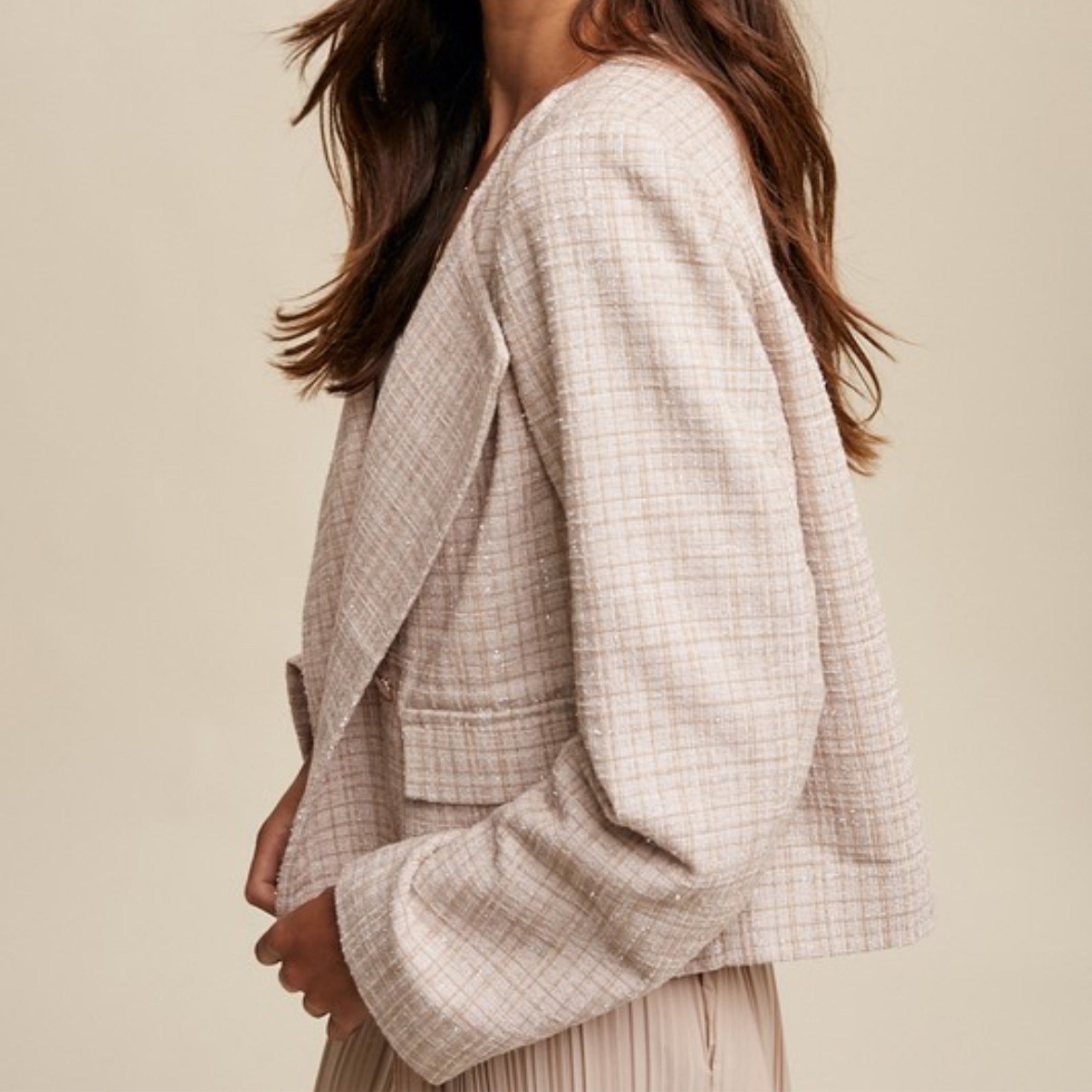 Champagne Tweed Blazer