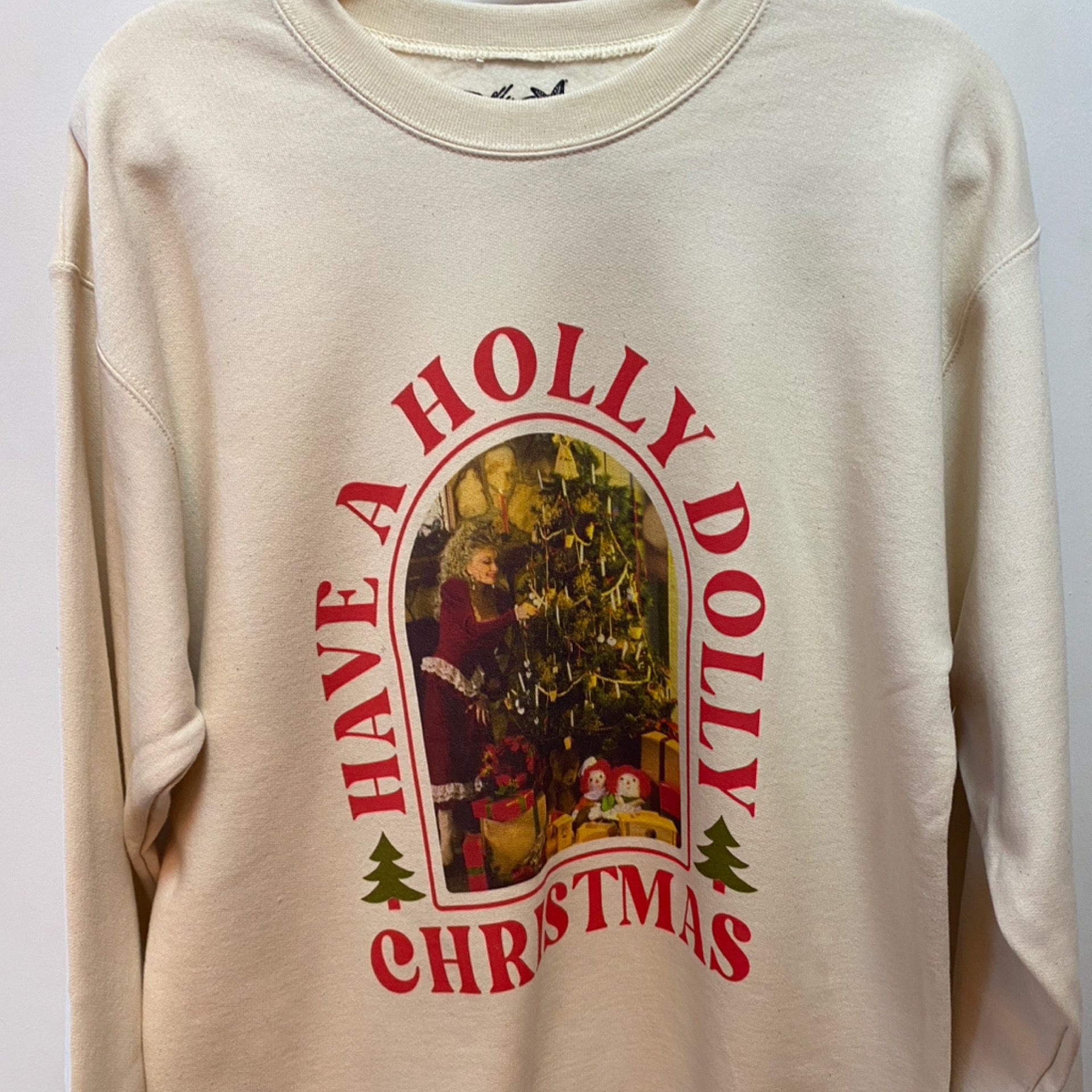 Holly Dolly Christmas Sweatshirt